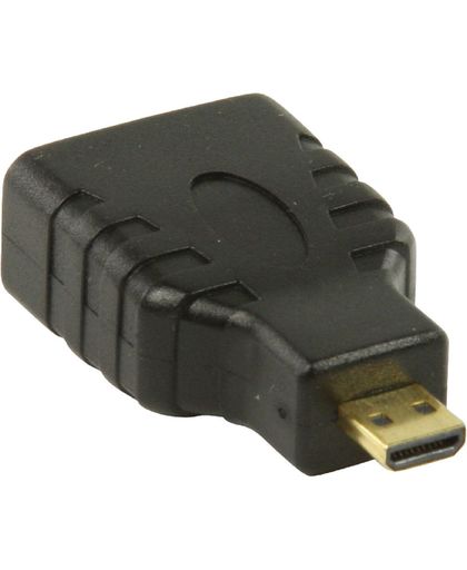 S-Impuls Micro HDMI - HDMI adapter - versie 1.4 (4K 30Hz) / zwart