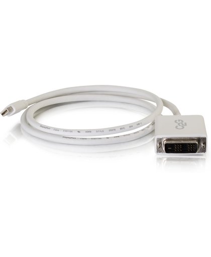 C2G 1.0m Mini DisplayPort M / Single Link DVI-D M 1 m Wit