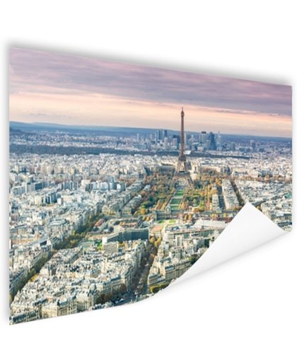 FotoCadeau.nl - Luchtfoto Parijs met de Eiffeltoren Poster 180x120 cm - Foto print op Poster (wanddecoratie)