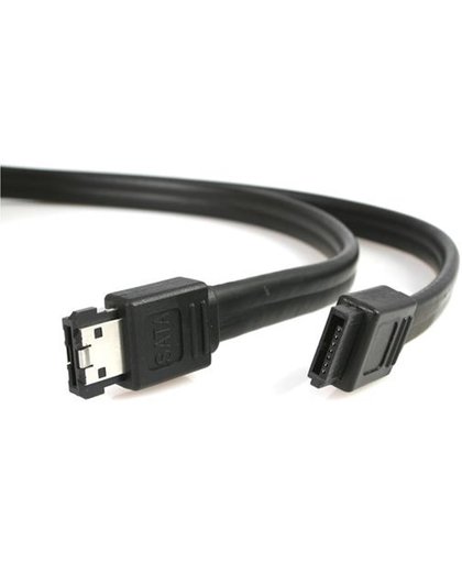 StarTech.com 6 Ft Shielded External eSATA to SATA Cable M/M Zwart kabeladapter/verloopstukje