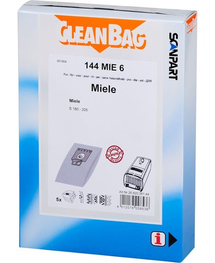 Scanpart Cleanbag 144mie6 Stofzak Miele S180-s204 D