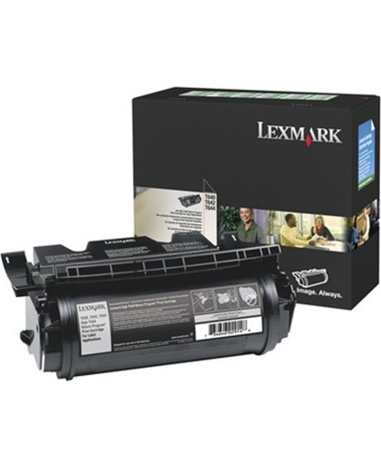 Lexmark High Yield Return Programme Cartridge, T64x Zwart