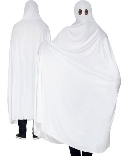 Spook kostuum voor Halloween of spokentocht - Geest gewaad wit onesize