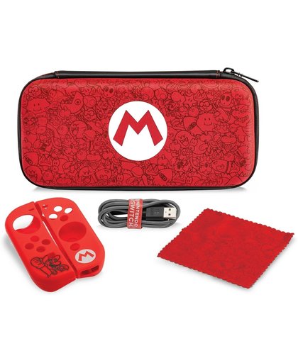 Nintendo Switch Consolehoes - PDP Starter Kit Mario Remix Editie