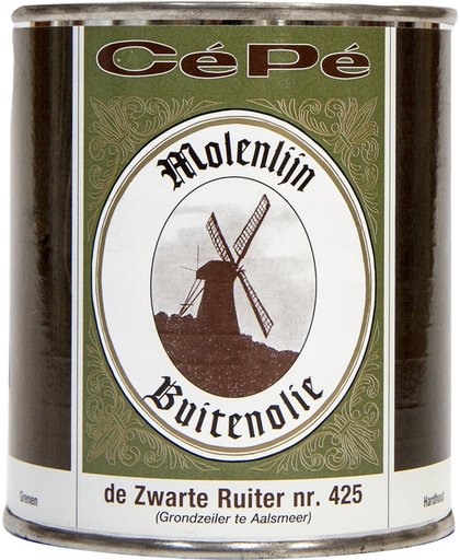 Cépé Molenlijn Buitenolie 425 'De Zwarte Ruiter' Zwart 500 ml