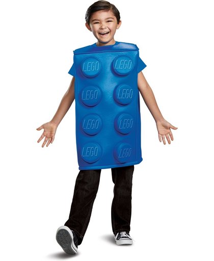 Blauw Lego® blokje kostuum voor kinderen - Verkleedkleding