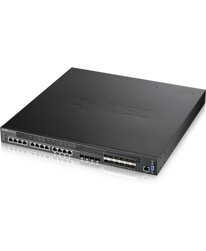 ZyXEL XS3700-24 Managed L2+ 10G Ethernet (100/1000/10000) Zwart 1U