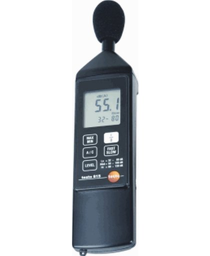 TES geluidssterktemeter 815, uitlezing dig, meetbereik 32 - 130dB