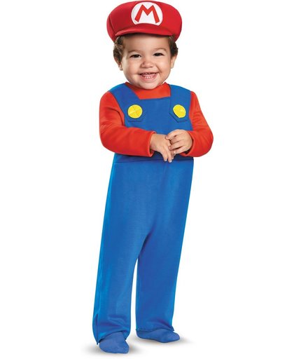 Mario kostuum voor baby's