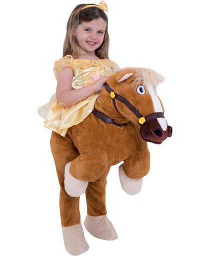 Morphsuits™ prinses Belle™ te paard kostuum voor meisjes - Verkleedkleding