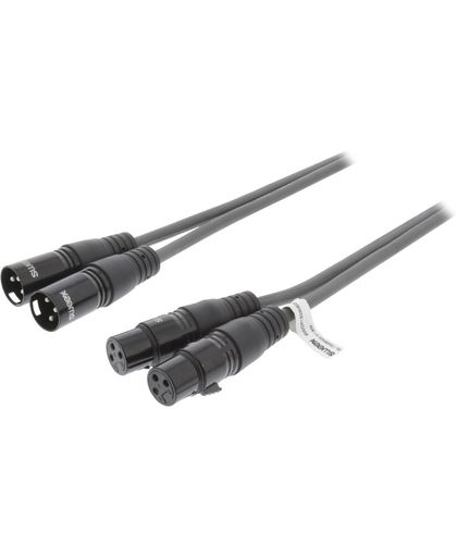 Sweex SWOP15030E05 XLR Stereokabel 2x XLR 3-Pins Male - 2x XLR 3-Pins