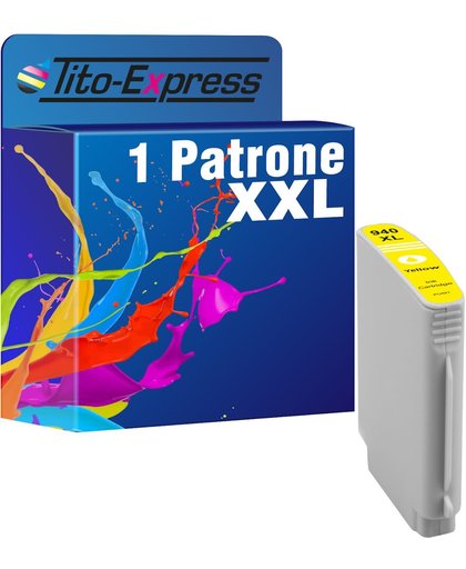 Tito-Express PlatinumSerie PlatinumSerie® 1 Cartridge XXL Yellow.Compatible voor HP 940 XL, HP OfficeJet Pro 8000,HP OfficeJet Pro 8000 Wireless,HP OfficeJet Pro 8500,HP OfficeJet Pro 8500 Premier,HP OfficeJet Pro 8000 Enterprise,HP OfficeJet Pro 8