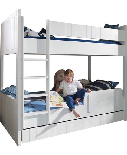 Vipack Robin - Stapelbed - Wit - 97 x 210 cm