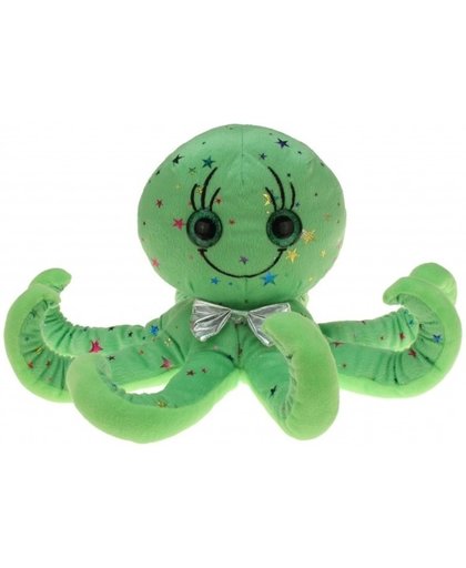 Pluche groene octopus/inktvis knuffel 40 cm