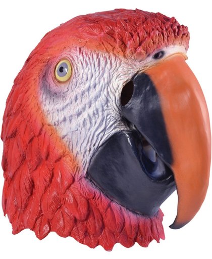 Papegaaienmasker - Vogel masker met kop van een papegaai - Volwassenen