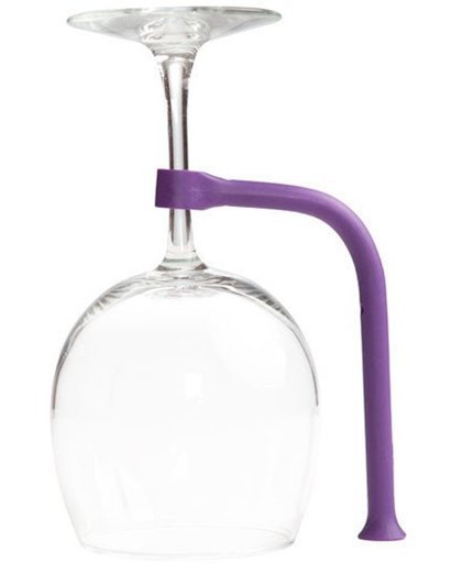 Quirky Tether - flexibele Wijnglazenhouder vaatwasser - Glaswerk Stabilisator voor in de vaatwasser (4 stuks)