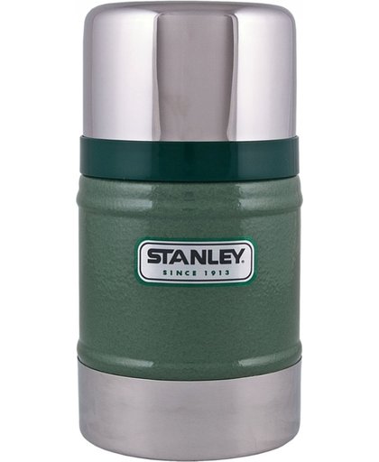 Stanley Classic Food Jar Thermosfles - 502 ml - RVS - Hammertone Green
