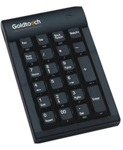 Goldtouch GTC-0077 USB Numerieke Zwart toetsenbord