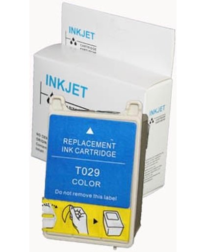 Toners-kopen.nl C13T02940110 TO29  alternatief - compatible inkt cartridge voor Epson T029 kleur wit Label