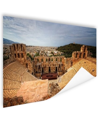 FotoCadeau.nl - Oude ruïnes van het Griekse amfitheater Poster 120x80 cm - Foto print op Poster (wanddecoratie)