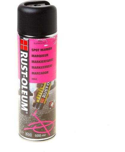 Rust-Oleum Spuitverf markeerspray 2862 500ml fluor. rose