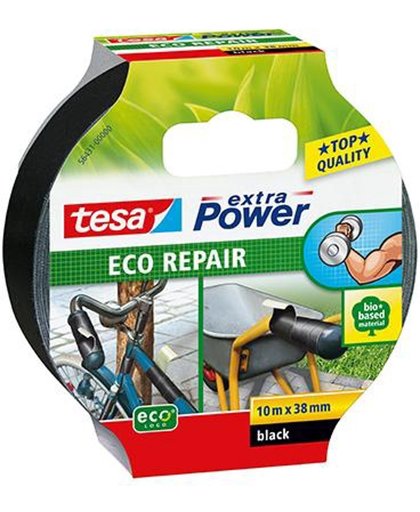 Tesa Eco Repair 'Extra Power' zwart 10 m x 38 mm