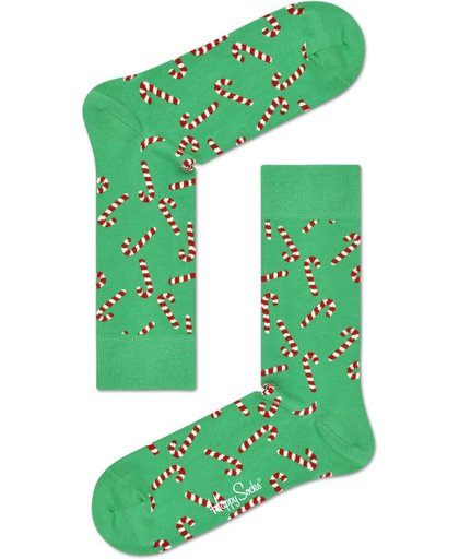 Happy Socks kerst sokken, Happy Holidays Christmas, Cane, Maat 41-46