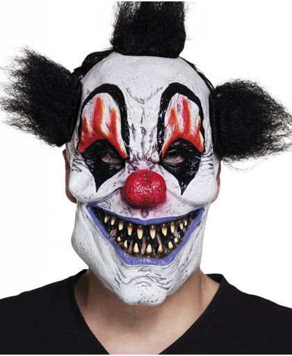 Halloween Masker Clown met haar Deluxe voorkant