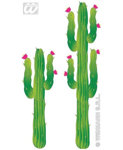 Set van 2 decoratieve cactussen - Feestdecoratievoorwerp