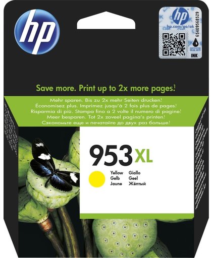 HP 953 XL - Inktcartridge / Geel / Hoge Capaciteit