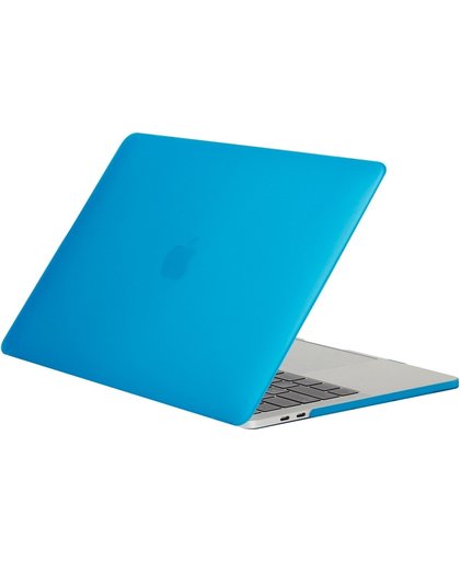 For 2016 New Macbook Pro 13.3 inch A1706 & A1708 Laptop Frosted structuur PC beschermings hoesje(donker blauw)