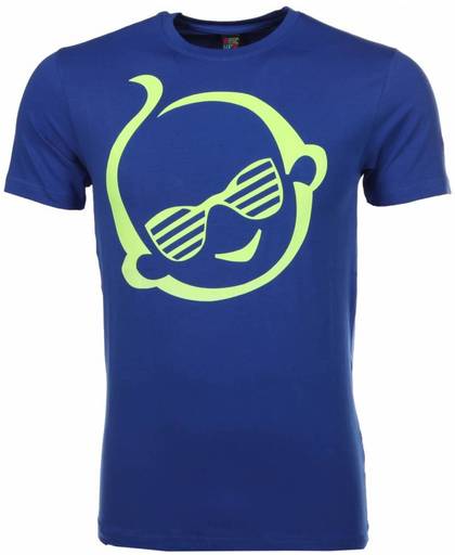 Mascherano T-shirt Zwitsal - Blauw - Maat XS