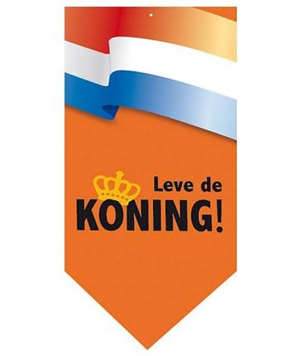 St. Banier Leve De Koning! Dubbelzijdig (25 X 50 Cm) Brandvertragend