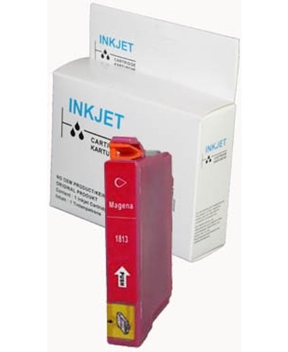 Toners-kopen.nl Epson C13T18134010 T1813 magenta  alternatief - compatible inkt cartridge voor Epson 18xl magenta
