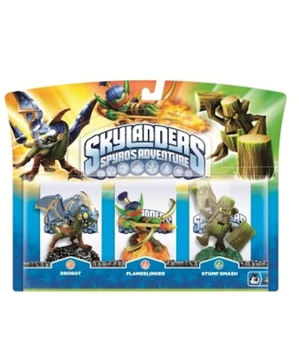 Skylanders Spyro's Adventure: Triple Pack Drobot, Stump Smash, Flameslinger