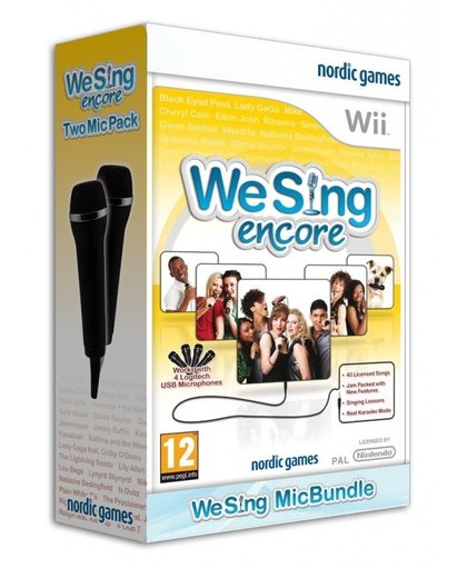 We Sing Encore + 2 Microphones Bundel