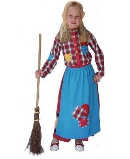 Halloween Kleurrijke heksen kostuum voor kinderen 140