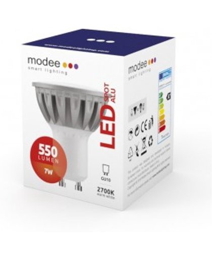 Modee LED Spot GU10 7W 2700K ALU