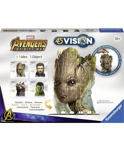 Ravensburger 4S Vision Avengers Infinity War Groot & Co