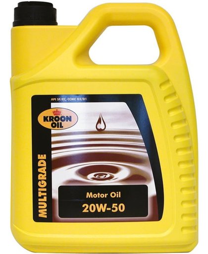 Kroon Oil Motorolie Synthetisch Hdx Multigrade 20w-50 5 Liter
