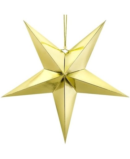 Gouden ster 70 cm Kerst decoratie/versiering