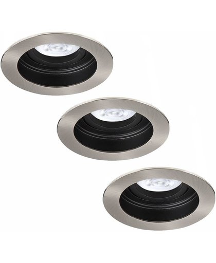 Philips Mesa - Inbouwspots - LED - Ø100mm - Wit - Aluminium - Set 3 spots