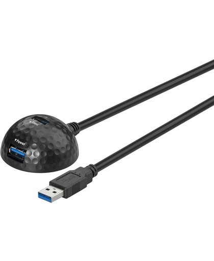 Wentronic USB 3.0 A - 2x USB 3.0 A, 1.5 m USB 3.0 A 2x USB 3.0 A Zwart kabeladapter/verloopstukje