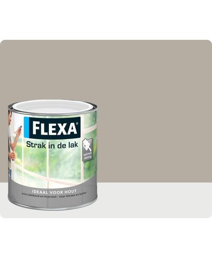 Flexa Strak In De Lak Hoogglans - Leisteen - 0,25 liter