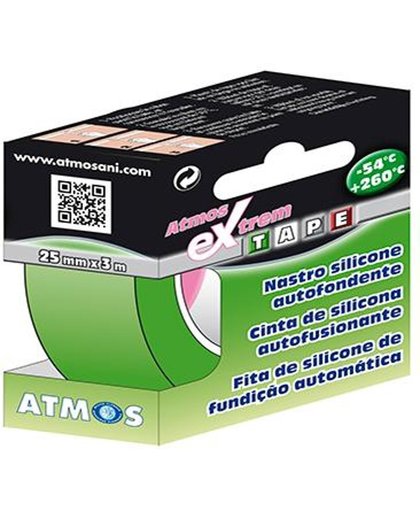 Atmos tape 'Extrem' groen 25 mm x 3 m