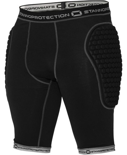Stanno Keepers Protectie Short - Zwart Grijs - Maat XL