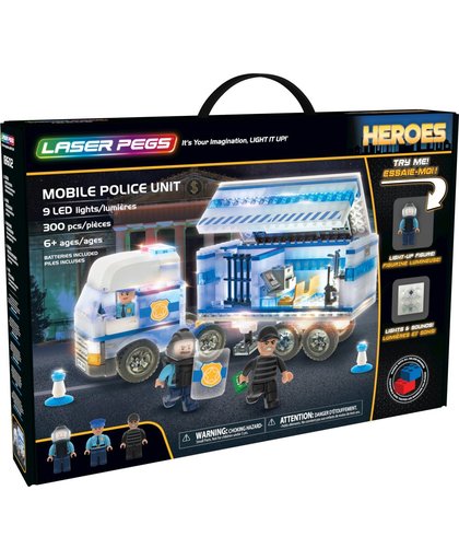Laser Pegs Mobiele Politie Eenheid - Constructiespeelgoed