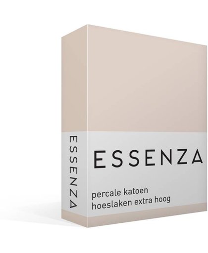 Essenza Premium - Percale Katoen - Hoeslaken - Extra Hoog - Eenpersoons - 90x220 cm - Rose