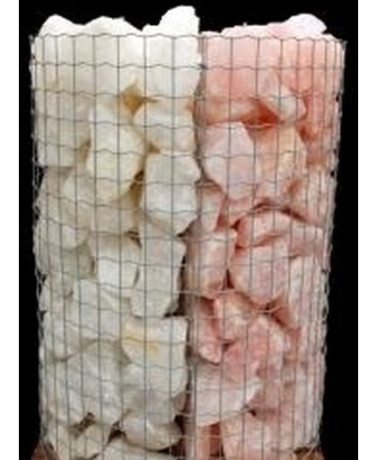 Mix 250kg Bergkristal en 250kg Rozekwarts Ruw - Groothandel Partij Stenen/Stukken van 0,5 tot 4kg - Topkwaliteit