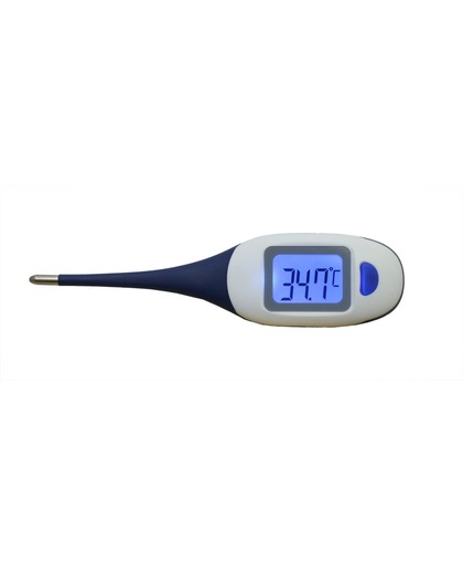 OBBOmed - Digitale Thermometer - met flexibele punt - na 10 sec. - een Beeb aanduiding - in Graden of Fahrenheit - incl. waarschuwing signaal - MM 3250